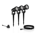 Philips - SÆT med 3 udendørs LED-spot CAPER LED/1,5W/24/230V IP44