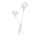 Philips TAE4105WT/00 - Høretelefoner med mikrofon JACK 3,5 mm hvid