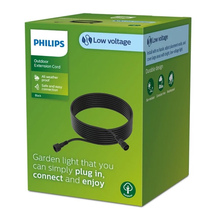 Philips - Udendørs forlængerledning 10m IP67
