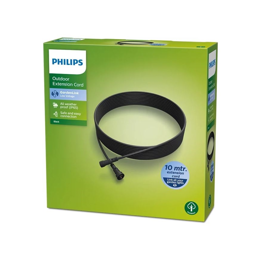 Philips - Udendørs forlængerledning 10 m IP65