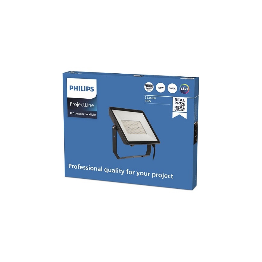 Philips - Udendørs LED projektør PROJECTLINE LED/100W/230V IP65 3000K