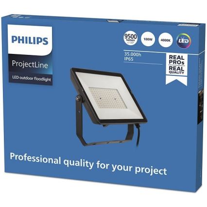 Philips - Udendørs LED projektør PROJECTLINE LED/100W/230V IP65 4000K