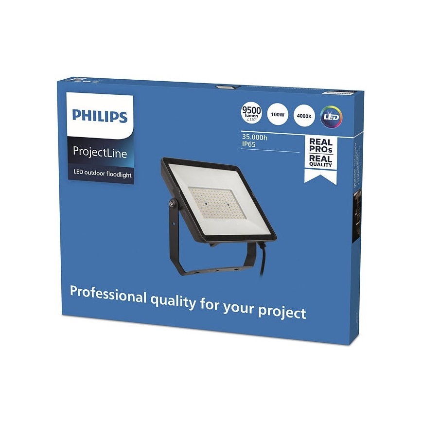 Philips - Udendørs LED projektør PROJECTLINE LED/100W/230V IP65 4000K