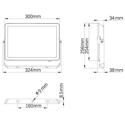 Philips - Udendørs LED projektør PROJECTLINE LED/100W/230V IP65 4000K