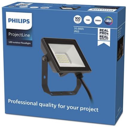 Philips - Udendørs LED projektør PROJECTLINE LED/10W/230V IP65 3000K