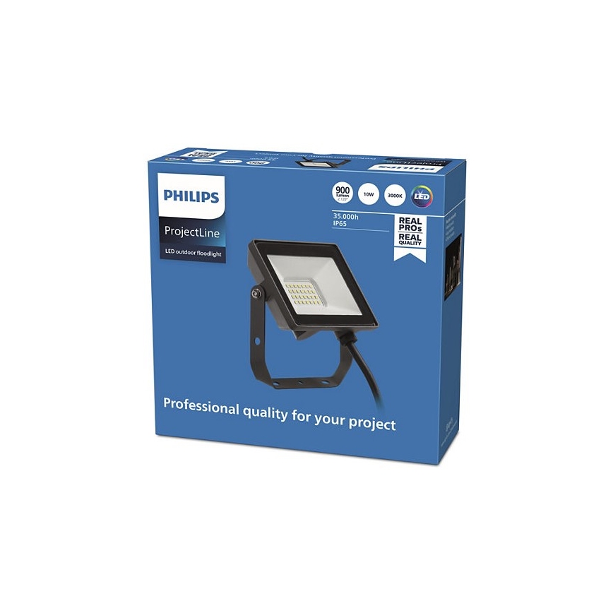 Philips - Udendørs LED projektør PROJECTLINE LED/10W/230V IP65 3000K