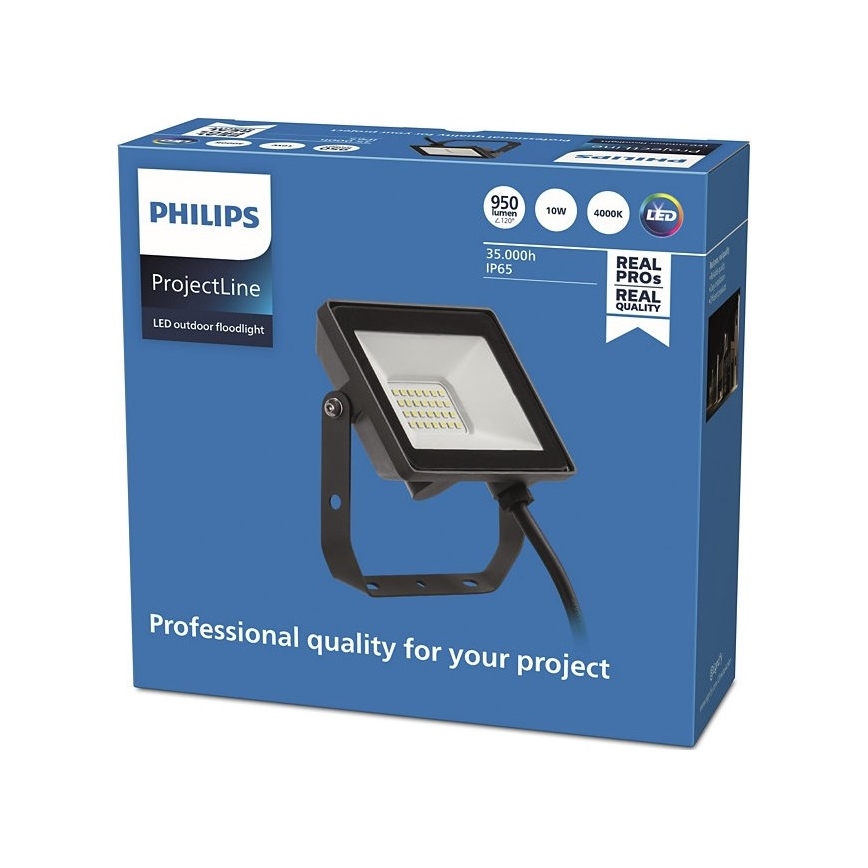 Philips - Udendørs LED projektør PROJECTLINE LED/10W/230V IP65 4000K