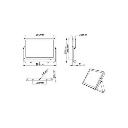 Philips - Udendørs LED projektør PROJECTLINE LED/150W/230V IP65 4000K