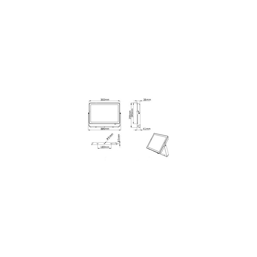 Philips - Udendørs LED projektør PROJECTLINE LED/150W/230V IP65 4000K