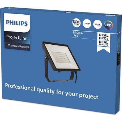 Philips - Udendørs LED projektør PROJECTLINE LED/200W/230V IP65 3000K