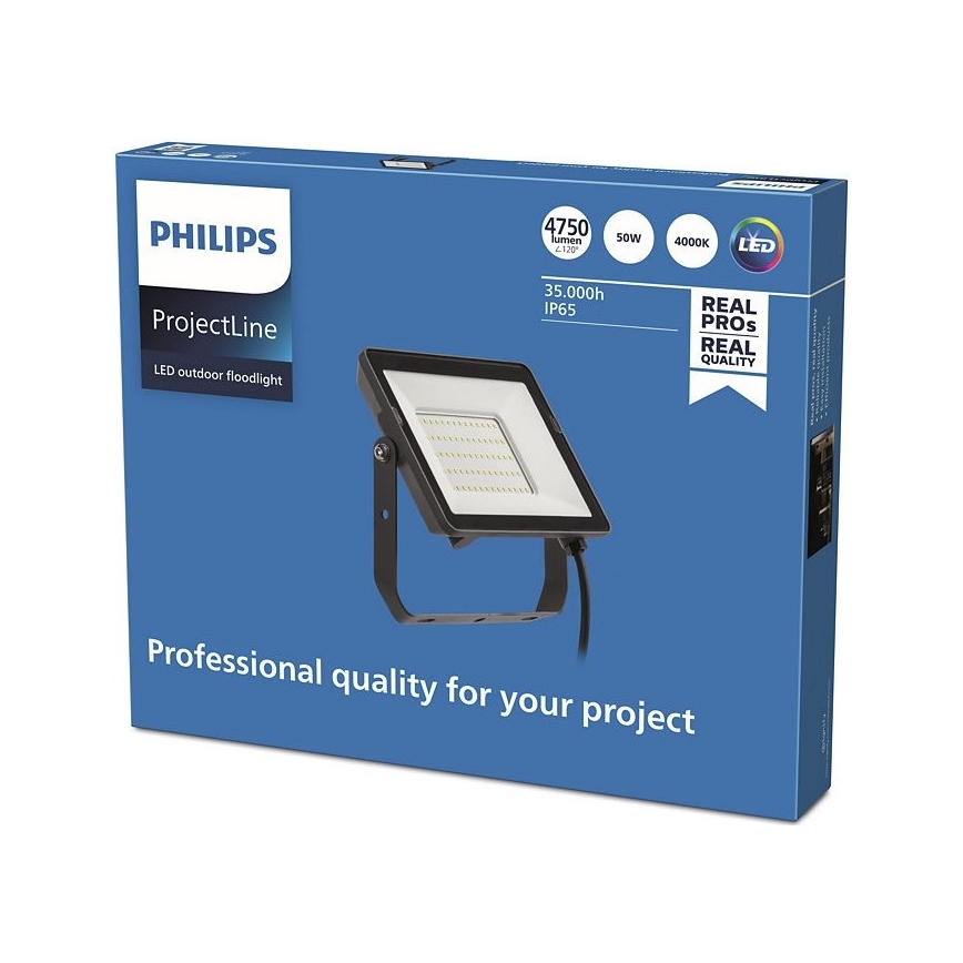 Philips - Udendørs LED projektør PROJECTLINE LED/50W/230V IP65 4000K