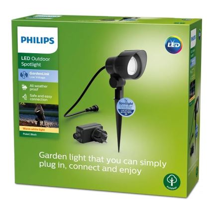Philips - Udendørs LED spotlampe LED/24W/230V 2700K IP44