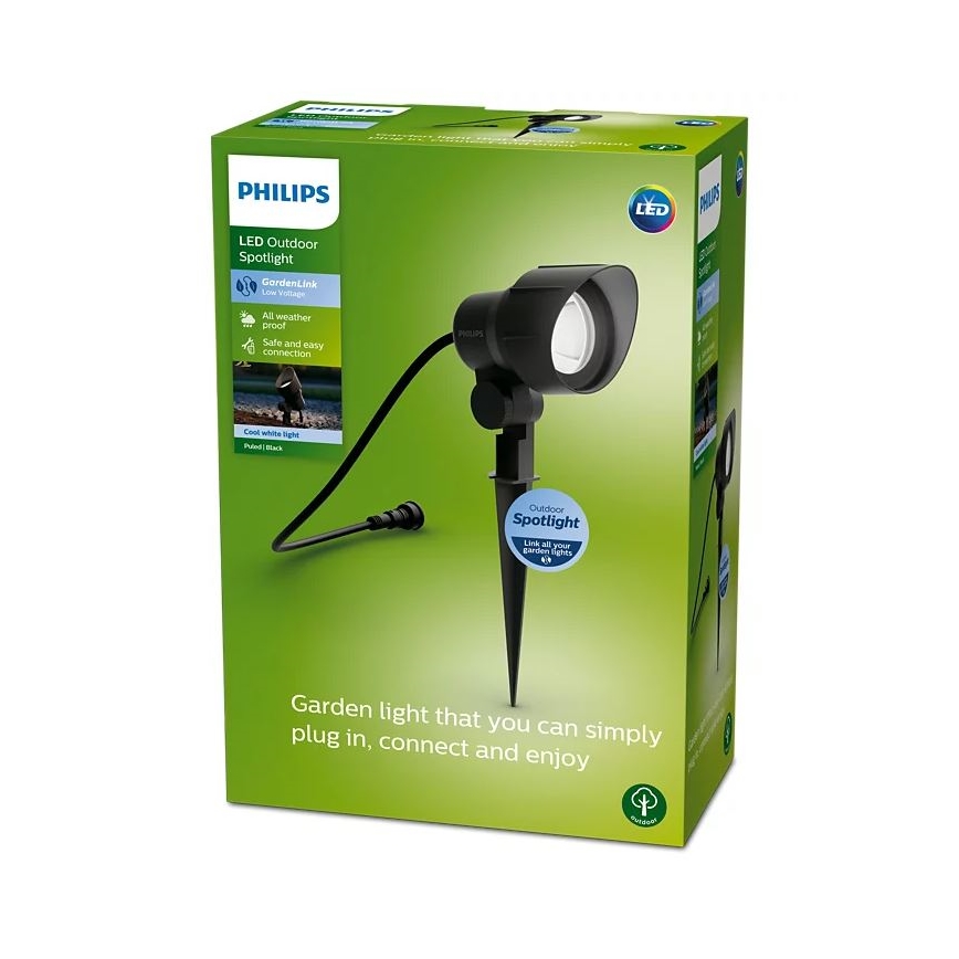 Philips - Udendørs LED spotlampe LED/6W/12V 4000K IP44