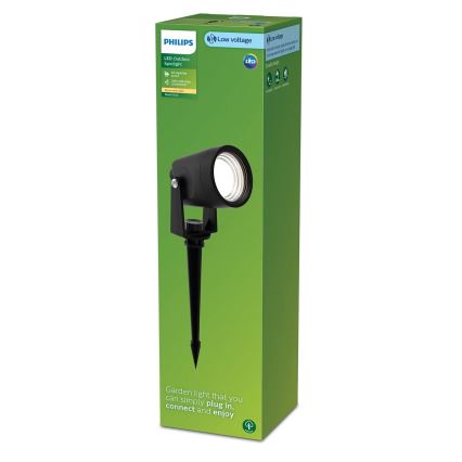 Philips - Udendørs LED spotlampe GARDENLINK REUEL LED/1,5W/24V 2700K IP44
