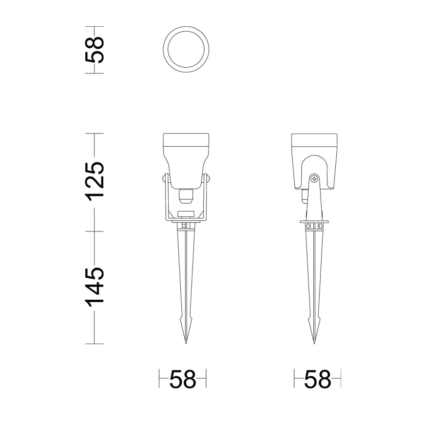 Philips - Udendørs LED spotlampe GARDENLINK REUEL LED/1,5W/24V 2700K IP44