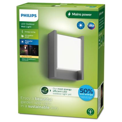 Philips - Udendørs LED væglampe ARBOUR LED/3,8W/230V 2700K IP44