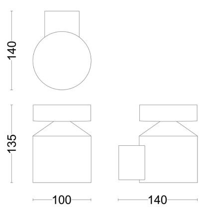 Philips - Udendørs LED væglampe LAVEN LED/6W/230V 2700K IP44