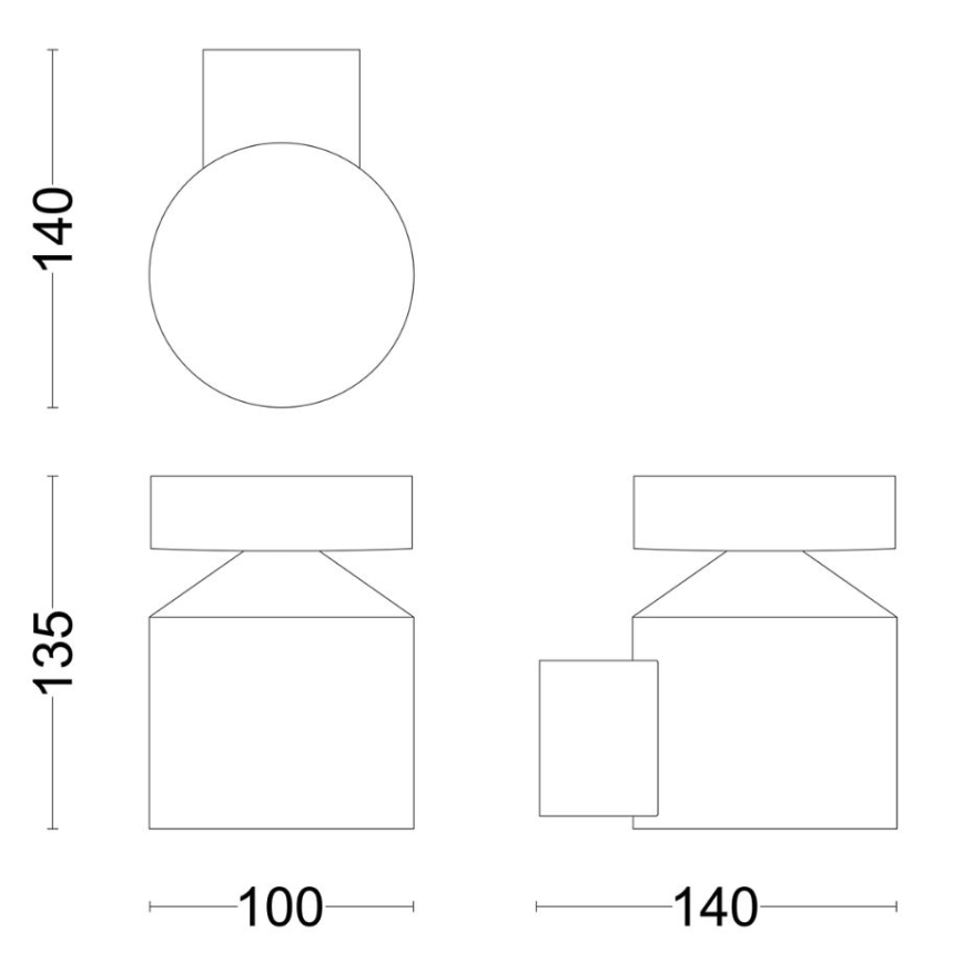 Philips - Udendørs LED væglampe LAVEN LED/6W/230V 2700K IP44