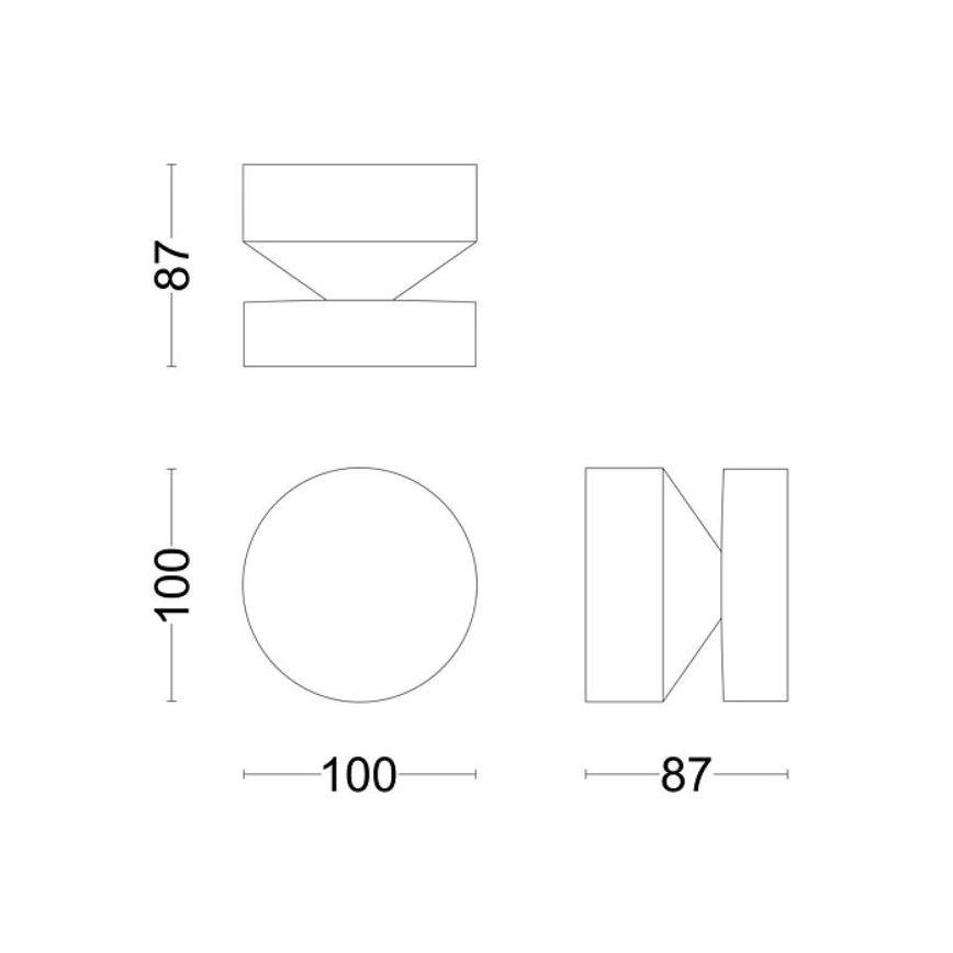 Philips - Udendørs LED væglampe LAVEN LED/6W/230V 2700K IP44