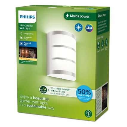 Philips - Udendørs LED væglampe PYTHON LED/3,8W/230V IP44