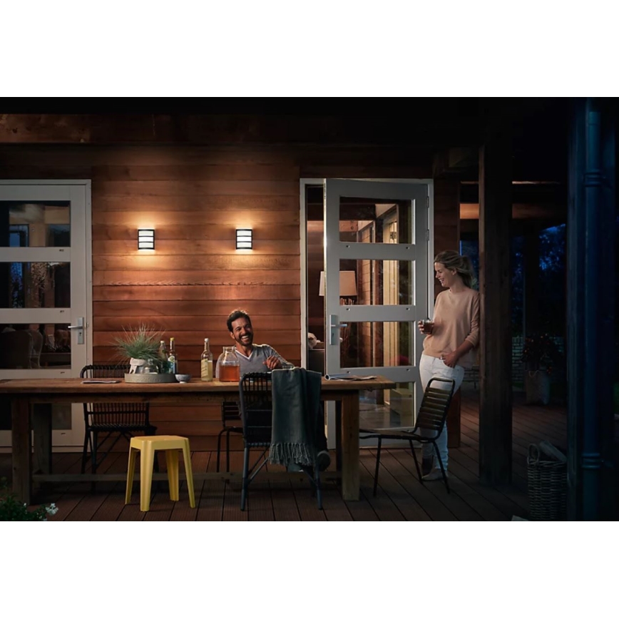 Philips - Udendørs LED væglampe PYTHON LED/3,8W/230V IP44