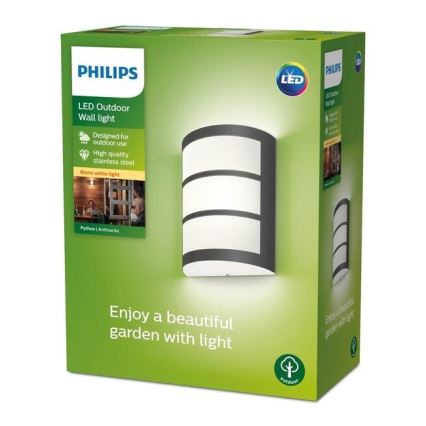 Philips - Udendørs LED væglampe LED/6W/230V 2700K IP44