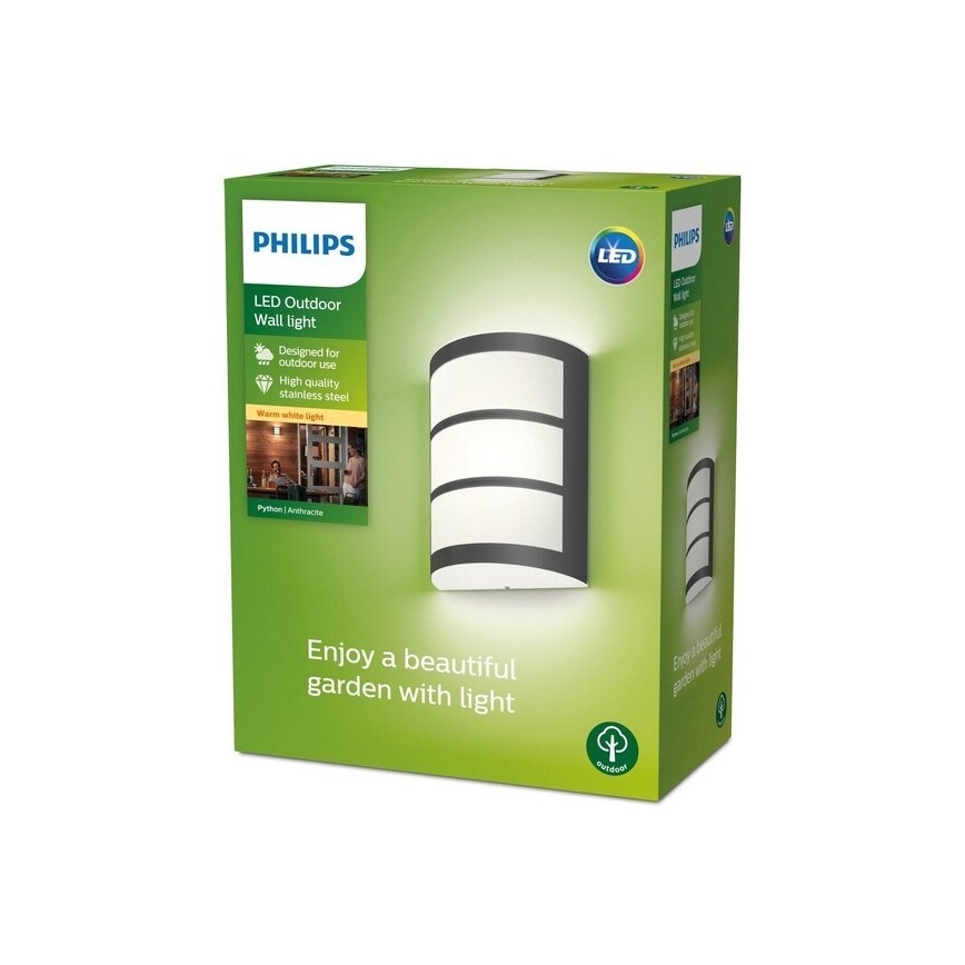 Philips - Udendørs LED væglampe LED/6W/230V 2700K IP44