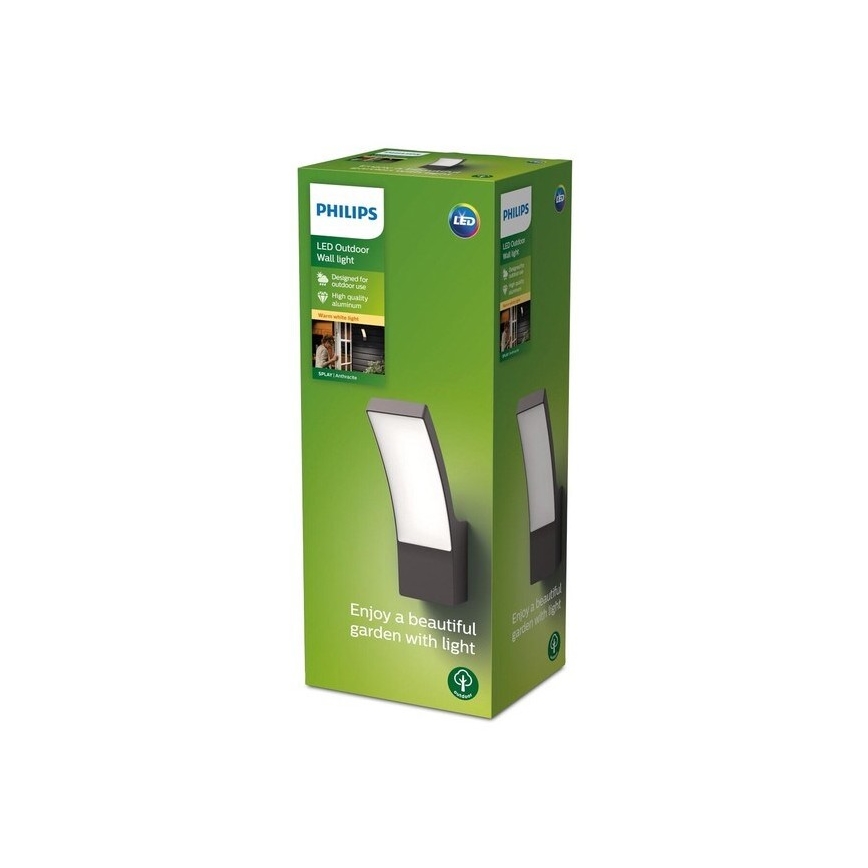 Philips - Udendørs LED væglampe LED/12W/230V 2700K IP44