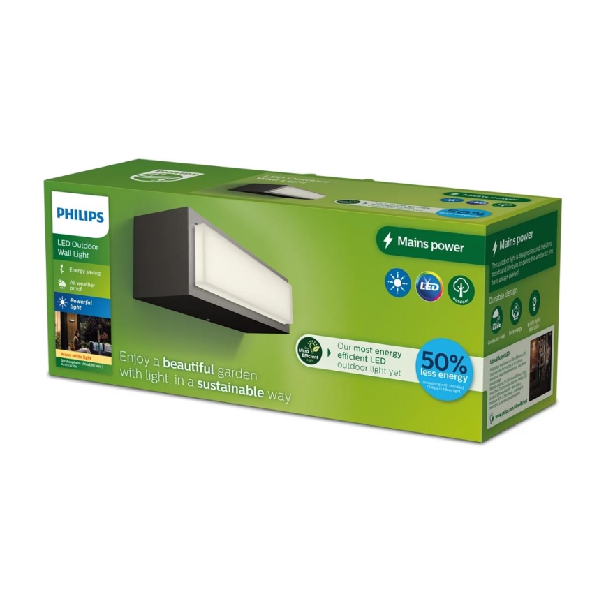 Philips - Udendørs LED væglampe STRATOSPHERE LED/3,8W/230V 2700K IP44
