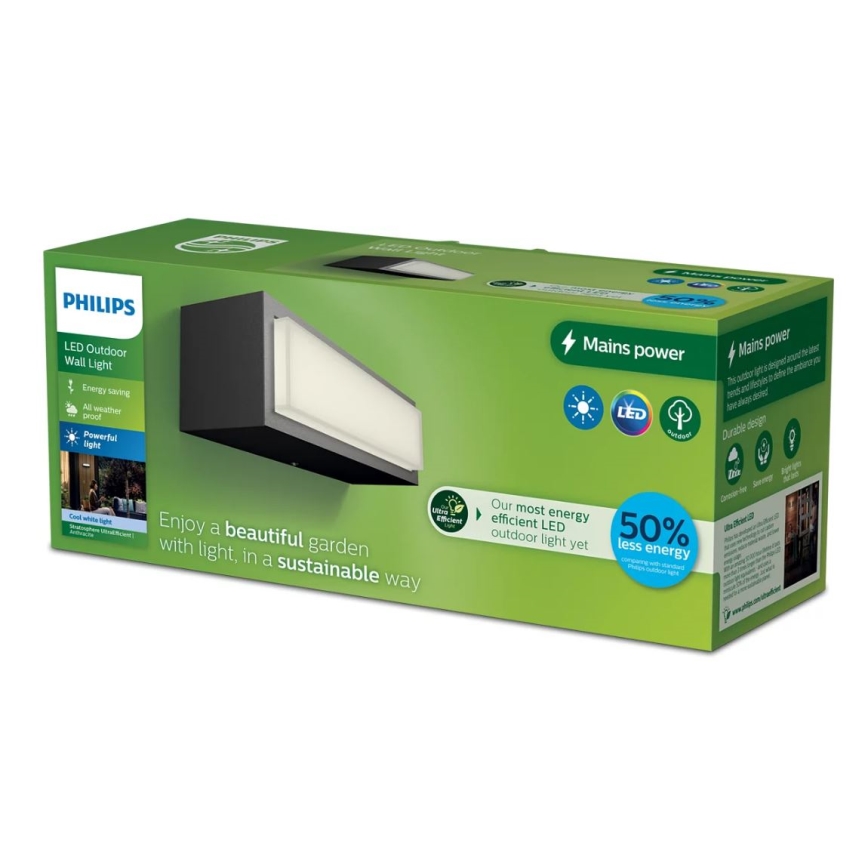Philips - Udendørs LED væglampe STRATOSPHERE LED/3,8W/230V 4000K IP44