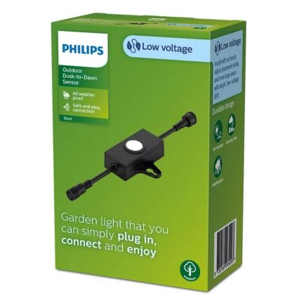 Philips - Udendørs skumringssensor med timer GARDENLINK 24V IP67