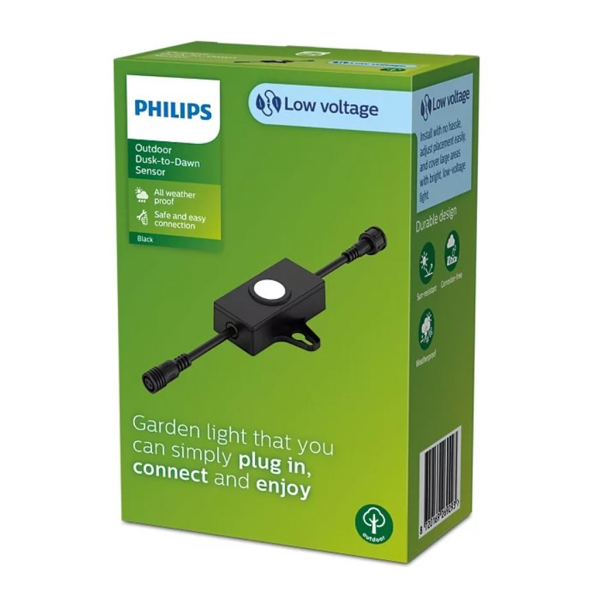Philips - Udendørs skumringssensor med timer GARDENLINK 24V IP67