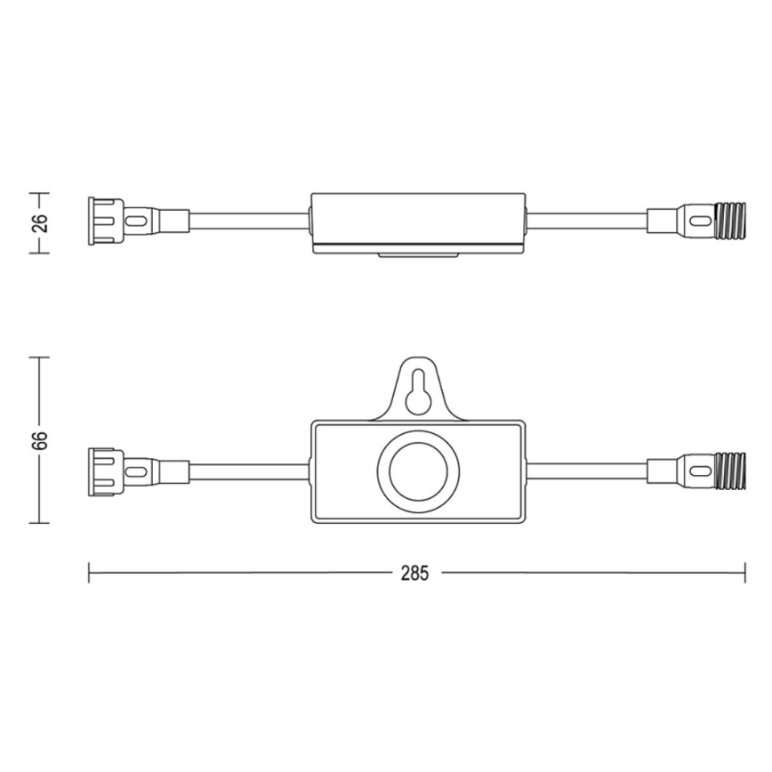 Philips - Udendørs skumringssensor med timer GARDENLINK 24V IP67