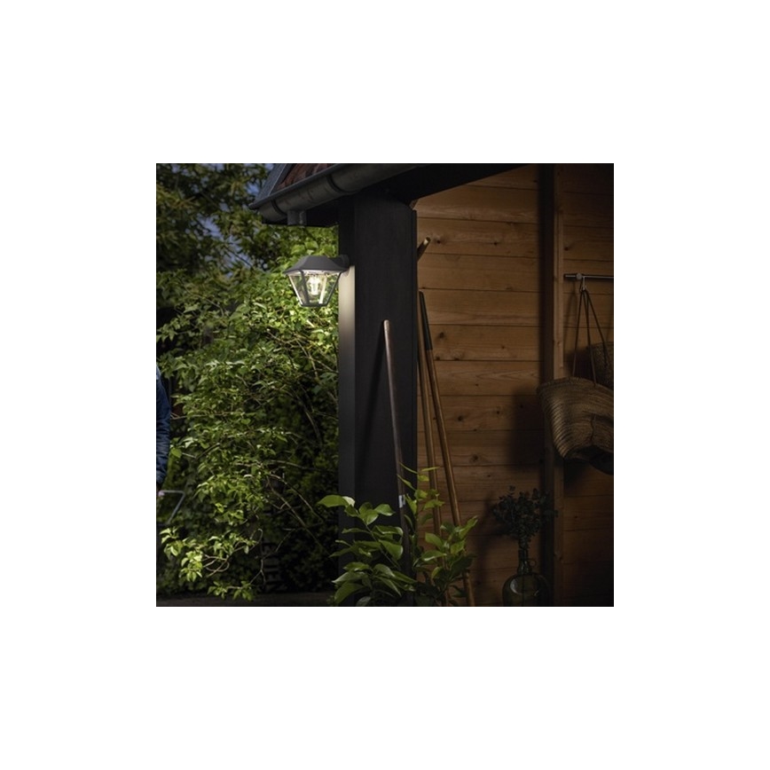Philips - Udendørs væglampe 1xE27/60W/230V IP44