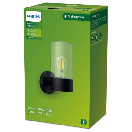 Philips - Udendørs væglampe FLAREON 1xE27/25W/230V IP44