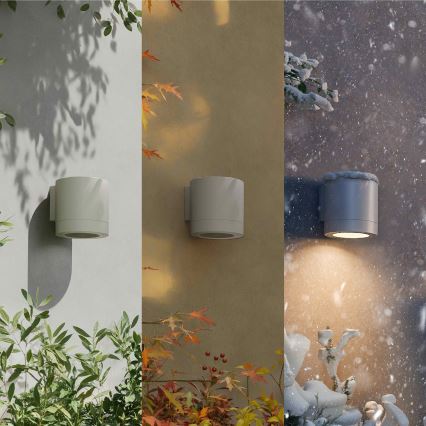 Philips - Udendørs væglampe FYLX 1xGU10/5W/230V hvid IP44