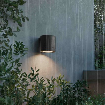 Philips - Udendørs væglampe FYLX 1xGU10/5W/230V sort IP44