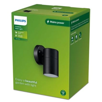 Philips - Udendørs væglampe KYLIS 1xGU10/25W/230V IP44