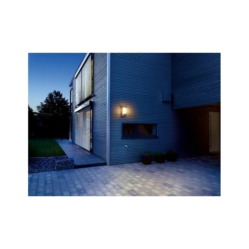 Philips - Udendørs væglampe med sensor BRIDGE 1xE27/15W/230V IP44