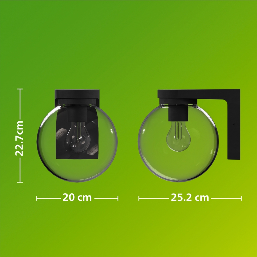 Philips - Udendørs væglampe ULIO 1xE27/25W/230V IP44