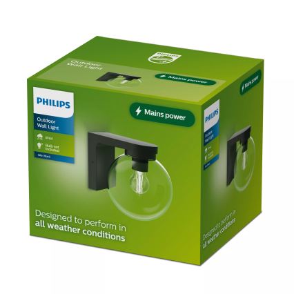 Philips - Udendørs væglampe ULIO 1xE27/25W/230V IP44