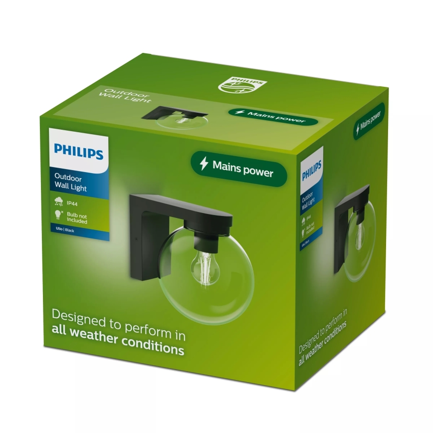 Philips - Udendørs væglampe ULIO 1xE27/25W/230V IP44