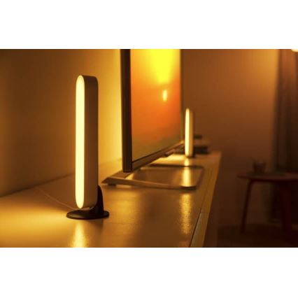 Philips - Udvidelsessæt til Hue PLAY, dæmpbar RGB LED-bordlampe, LED/6W/230V, hvid