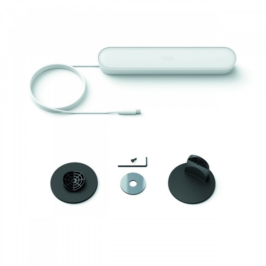 Philips - Udvidelsessæt til Hue PLAY, dæmpbar RGB LED-bordlampe, LED/6W/230V, hvid