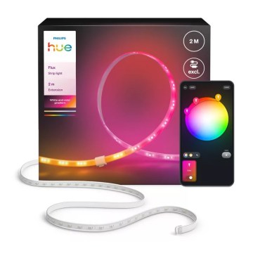 Philips - Udvidelsessæt til dæmpbar RGBW LED-strimmel Hue FLUX 2m LED/19,5W/24V 2200-6500K