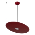 PIATTO pendel på ledning 1xGX53/15W/230V Ø 45 cm, vinrød