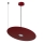 PIATTO pendel på ledning 1xGX53/15W/230V Ø 45 cm, vinrød