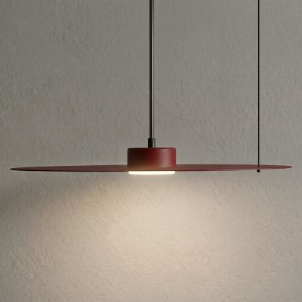 PIATTO pendel på ledning 1xGX53/15W/230V Ø 45 cm, vinrød