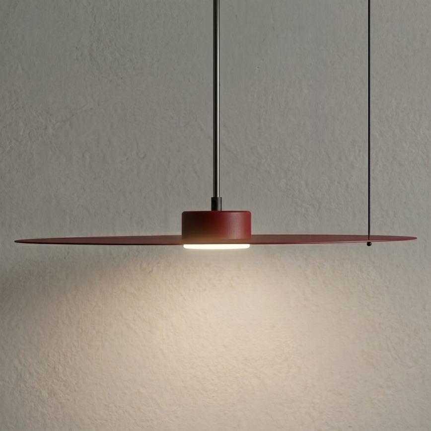 PIATTO pendel på ledning 1xGX53/15W/230V Ø 45 cm, vinrød