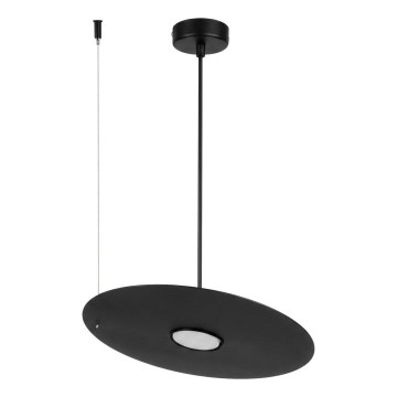 PIATTO pendellampe med wire 1xGX53/15W/230V Ø 35 cm sort